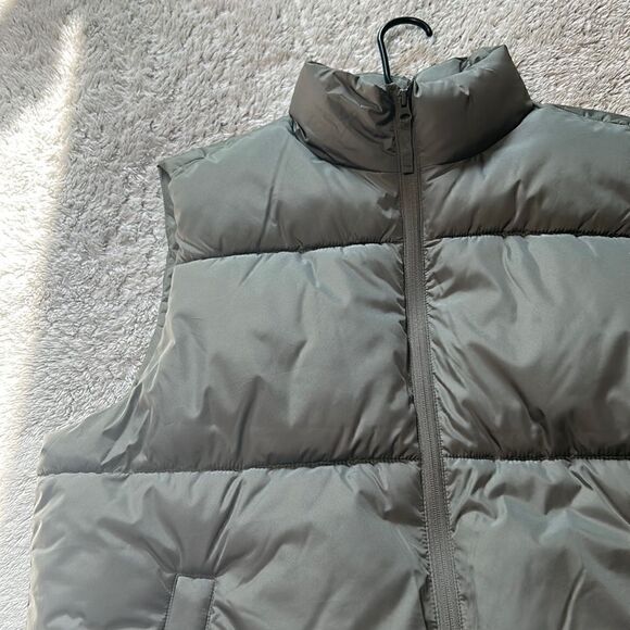 Green Puffer Vest  - Picture 2 of 6